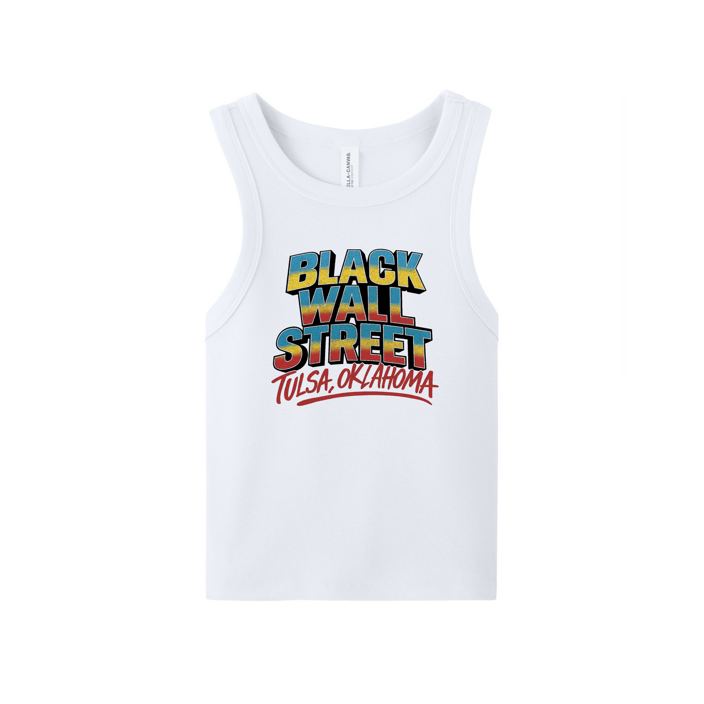“BWS” Cropped tank top