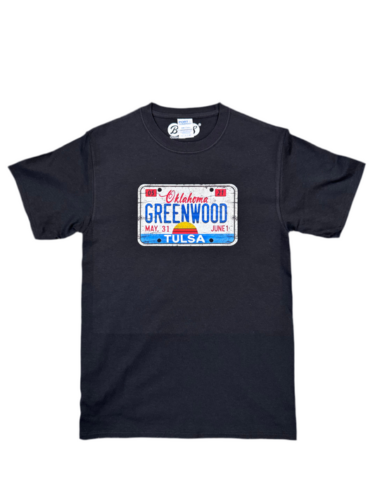“Licenses plate” Greenwood