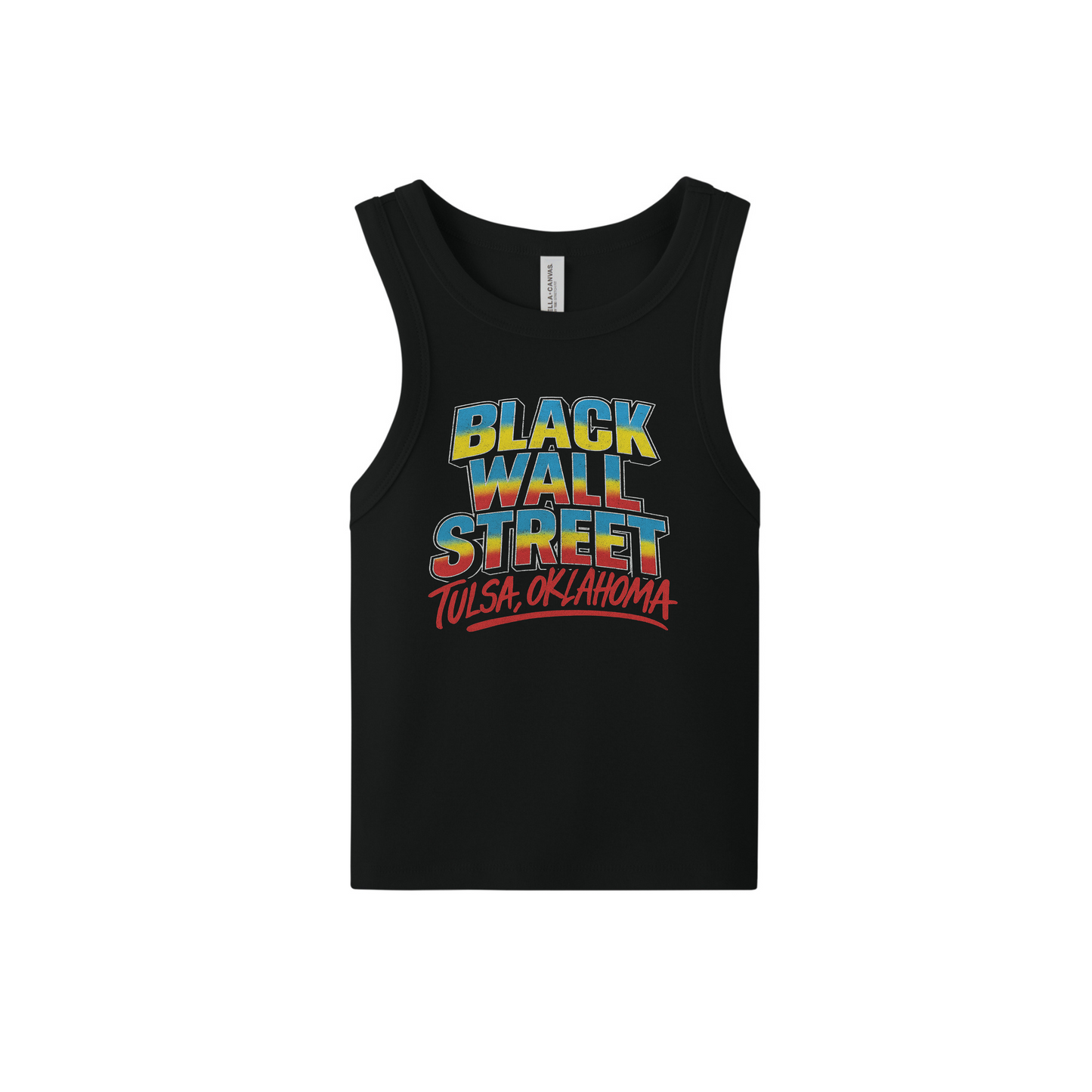 “BWS” Cropped tank top