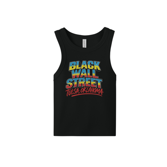 “BWS” Cropped tank top