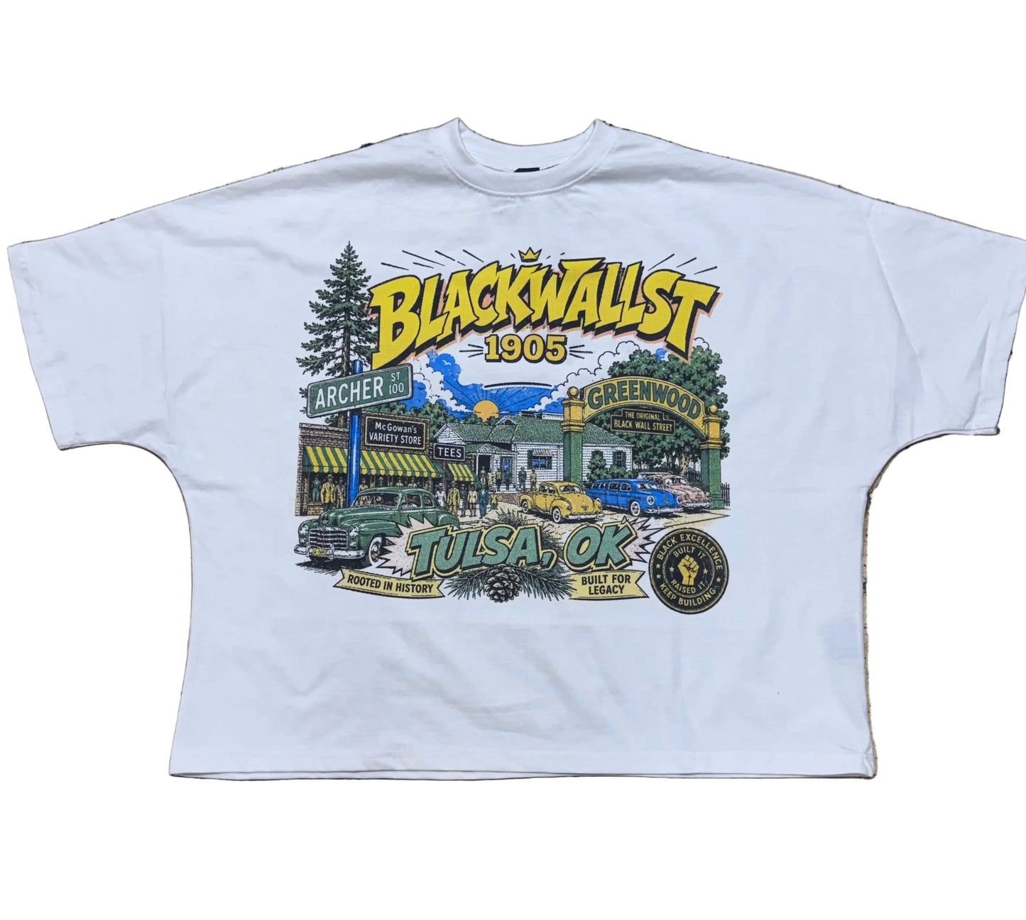Black Wall Street “City view” vintage street wear