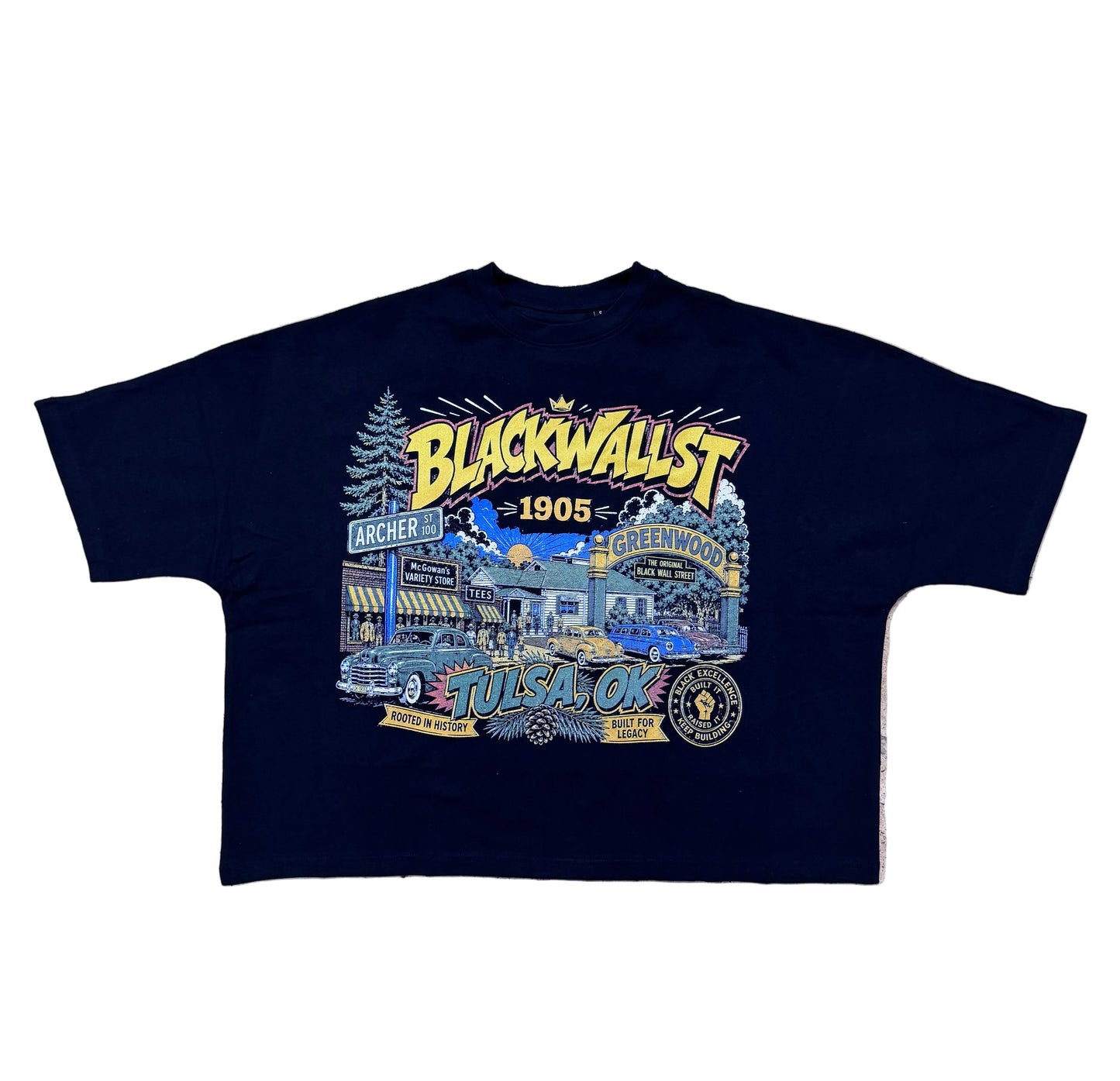 Black Wall Street “City view” vintage street wear