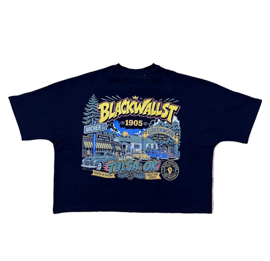 Black Wall Street “City view” vintage street wear