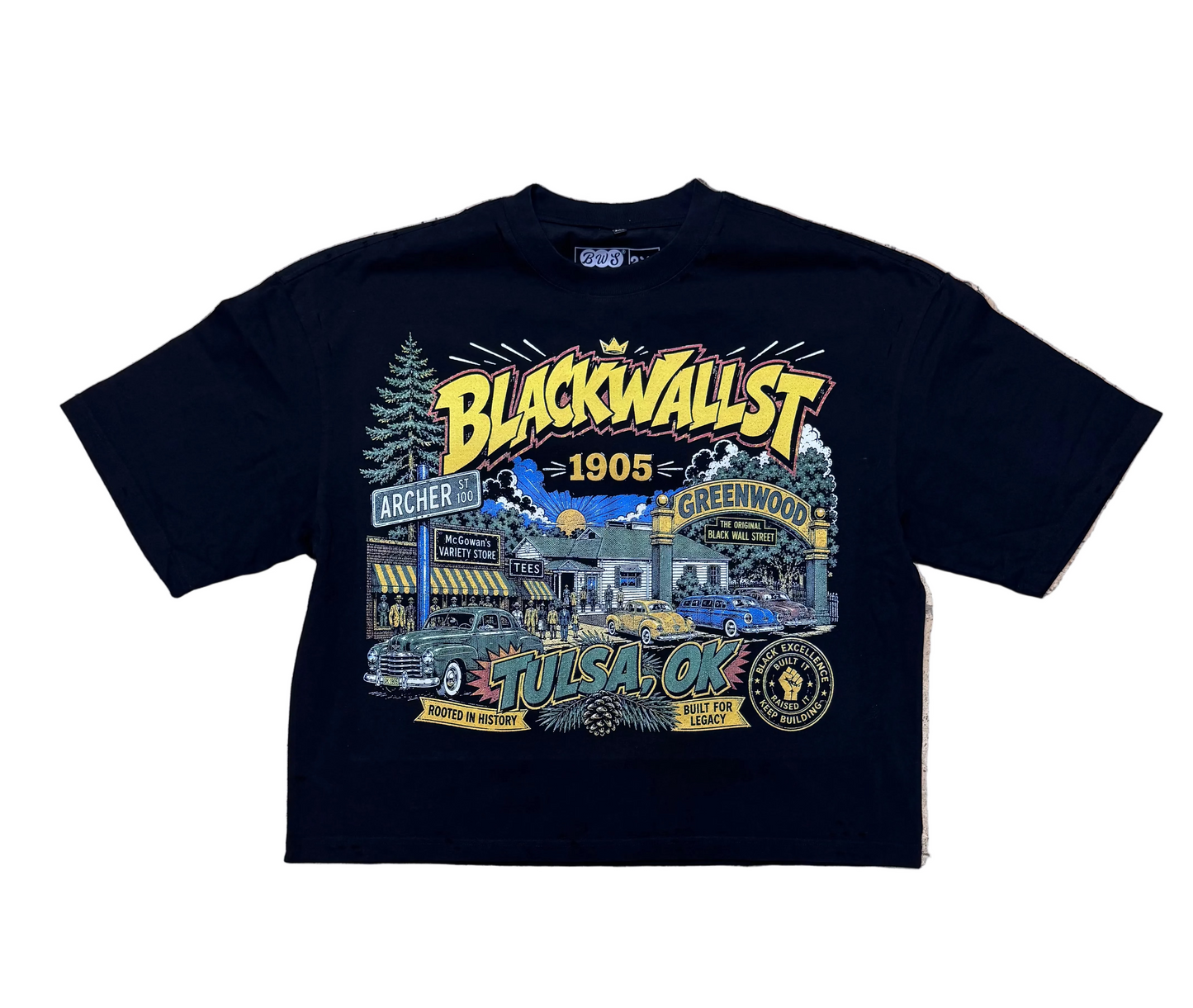 Black Wall Street “City view” vintage street wear