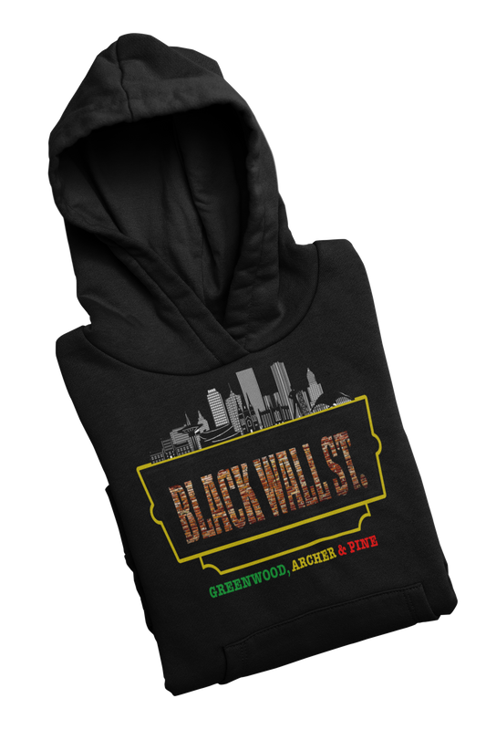 Black Wall Street Logo Hoodie