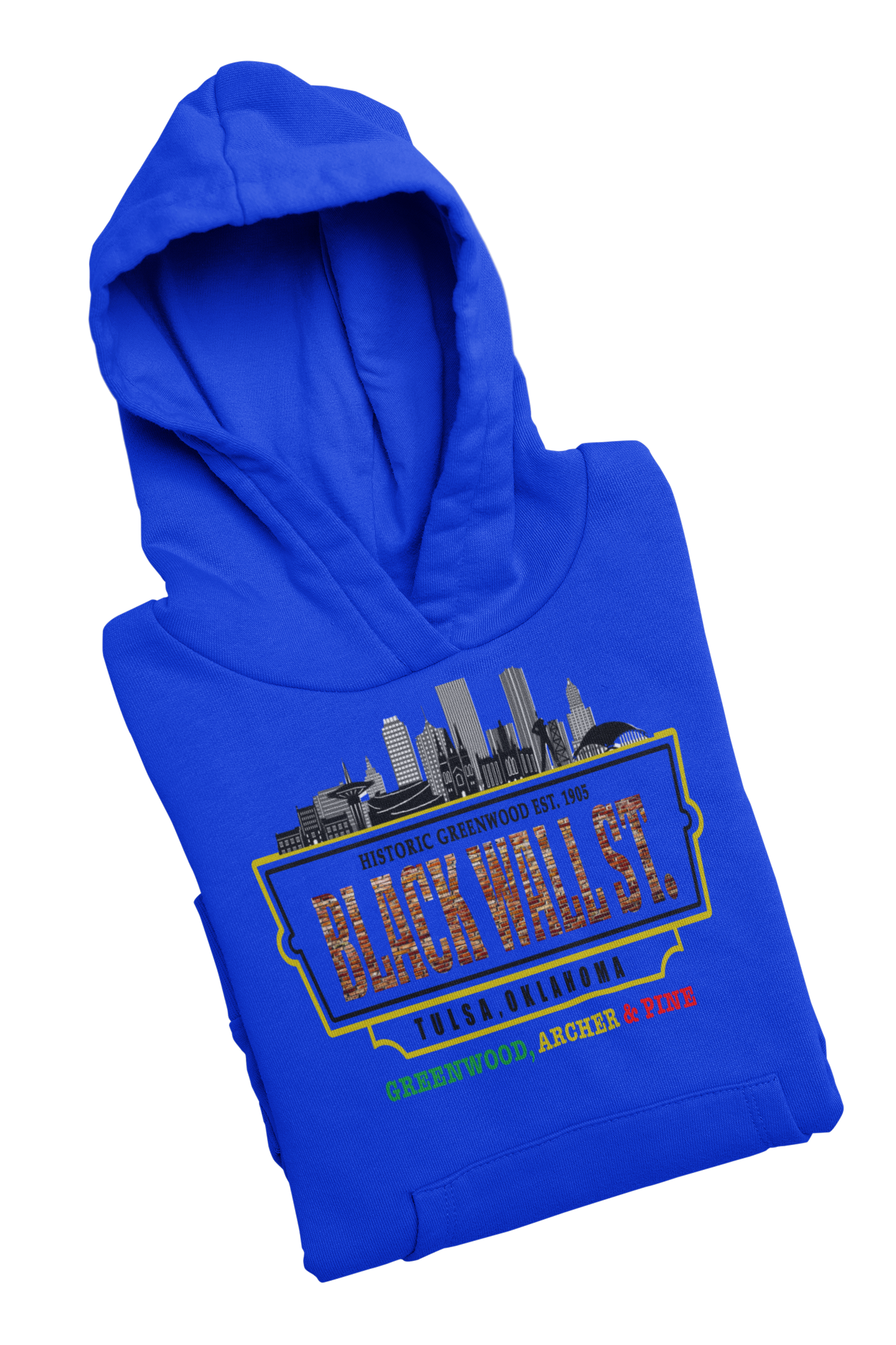 Black Wall Street Logo Hoodie