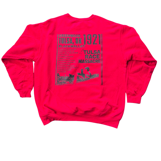 “BWS” Massacre on Greenwood sweatshirt