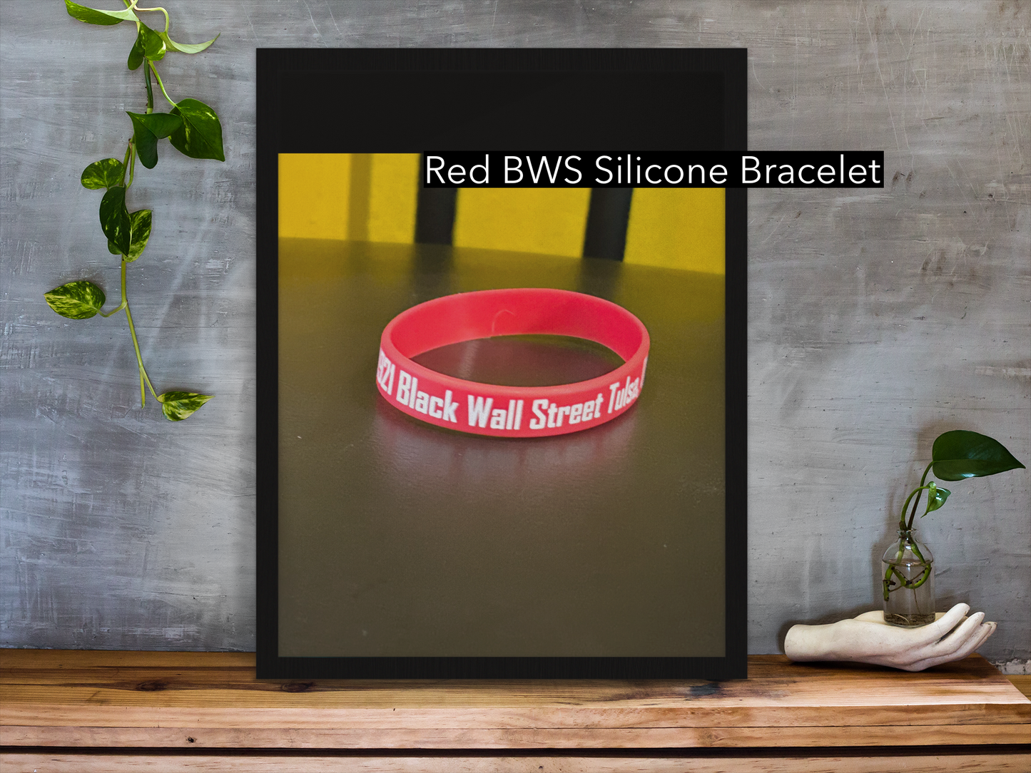 Black Wall Street Silicone Bracelets (assorted colors)