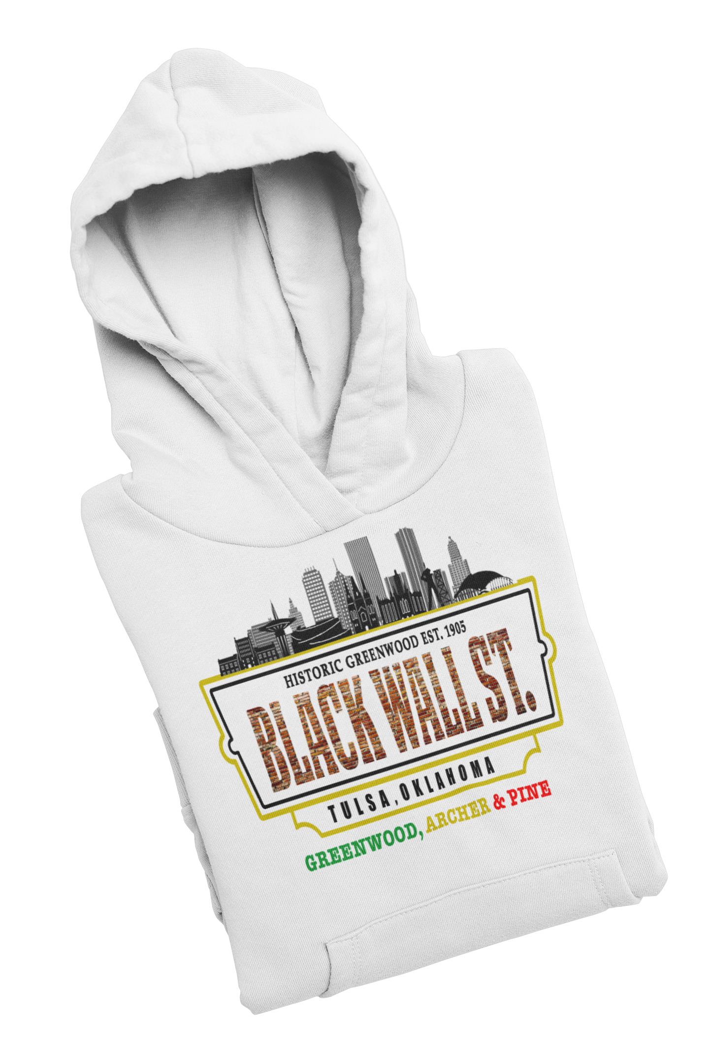 Black Wall Street Logo Hoodie